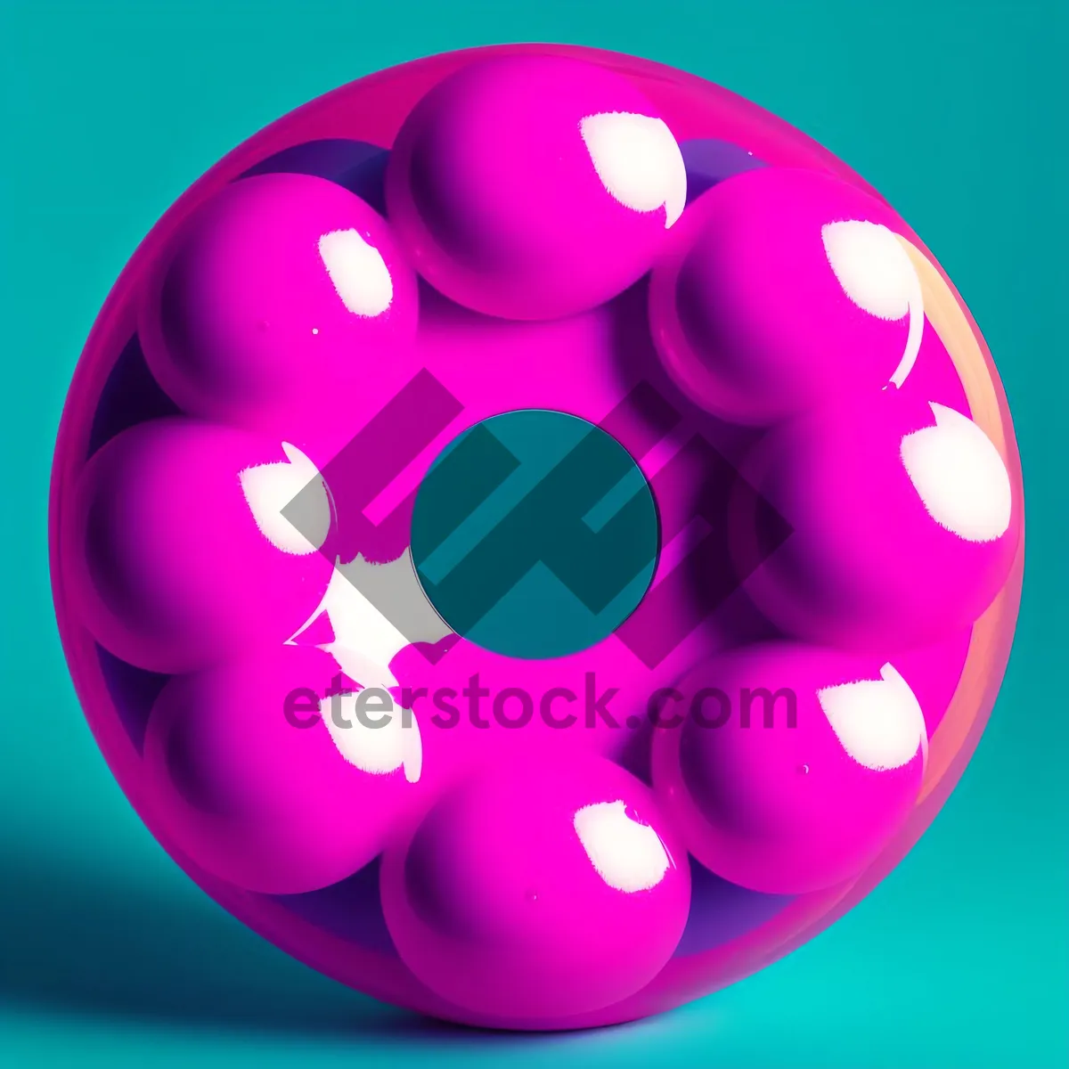 Picture of Colorful Global Icon Set - Bright and Shiny Earth Sphere
