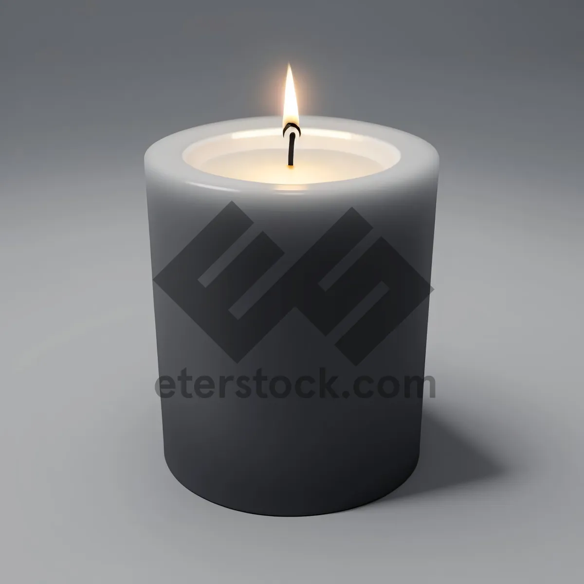 Picture of Relaxing Spa Candle Illuminating Serene Ambiance