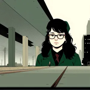 Professional working on laptop at office desk.