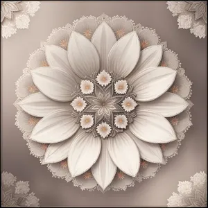 Ornate Floral Vintage Wallpaper Design