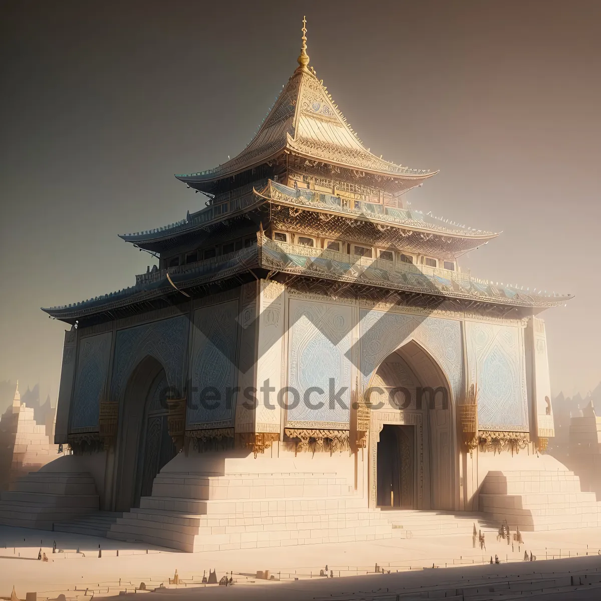 Picture of Majestic East Temple: Ancient Icon of Religious History
