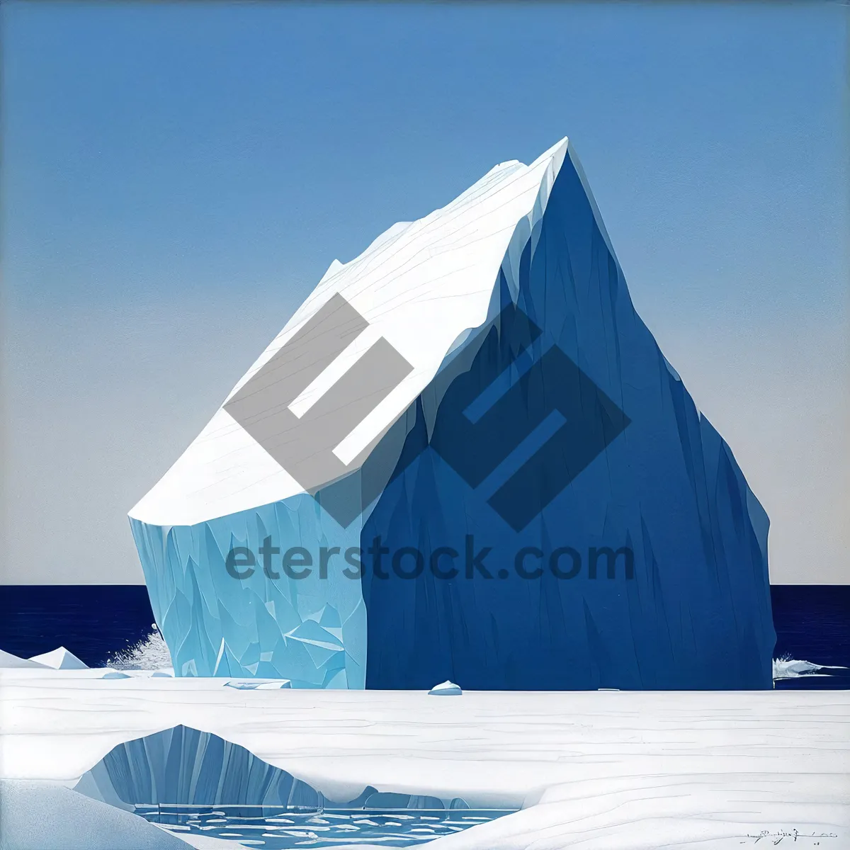 Picture of Snowy Mountain Retreat - Winter Canvas Tent