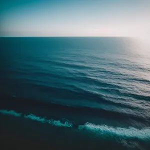 Serene Sunset on Tropical Beach