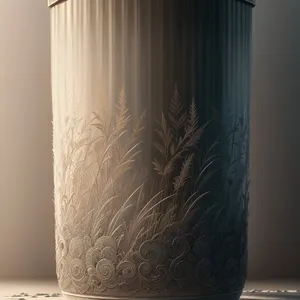 Elegant Glass Vase on Pedestal Stand