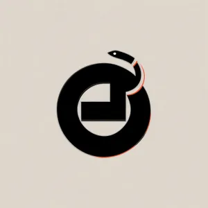 Black 3D Symbolic Business Logo Design Icon