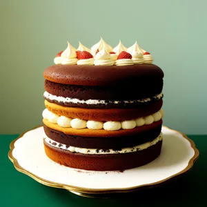 Delicious Birthday Chocolate Cake with Creamy Icing