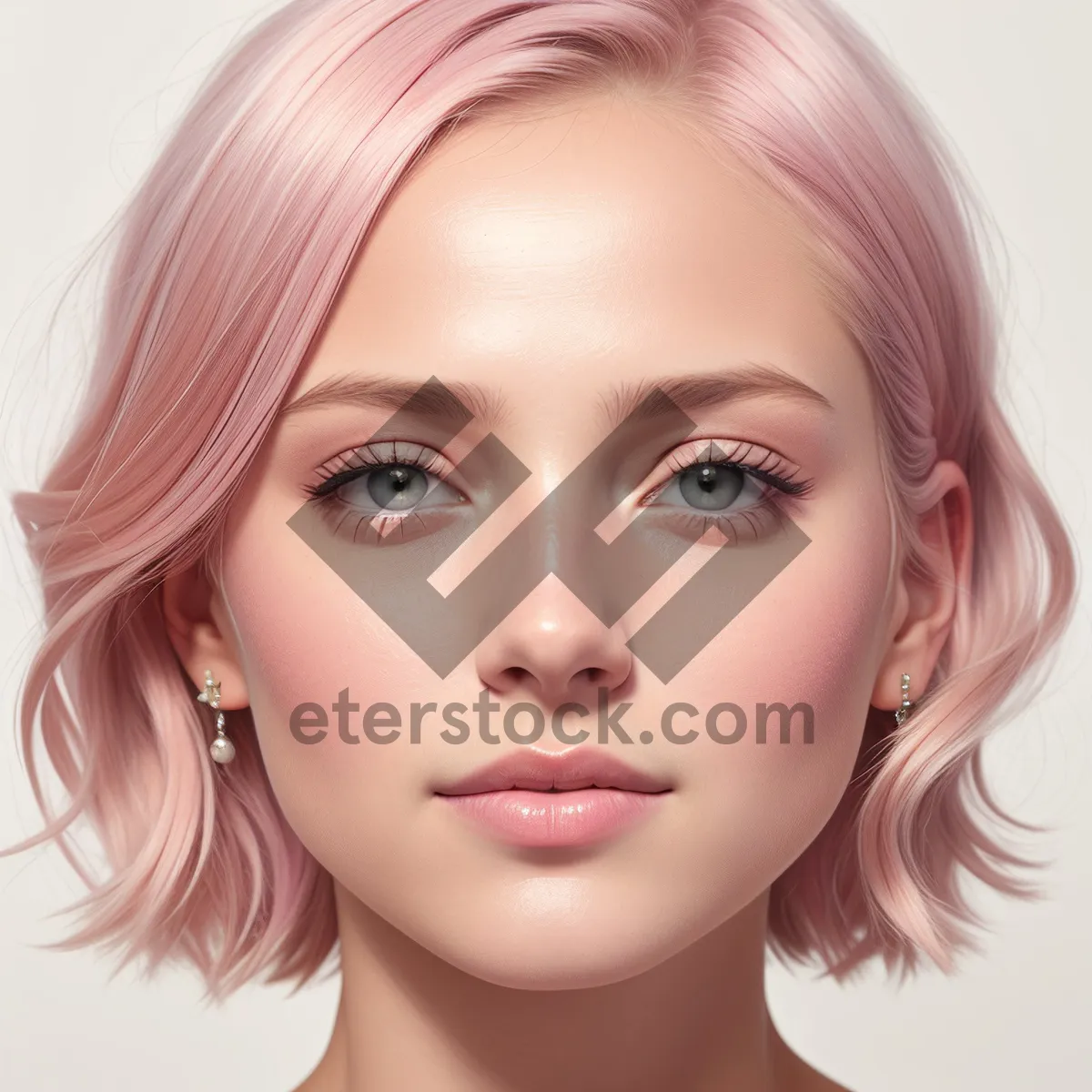 Picture of Radiant Beauty: Stunning Model with Flawless Makeup and Gorgeous Hair