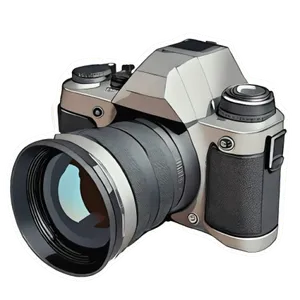 Professional Black 35mm Film Camera Zoom Lens