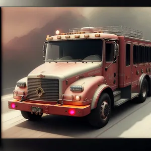 Fire Engine Rush: Fast Response Emergency Vehicle