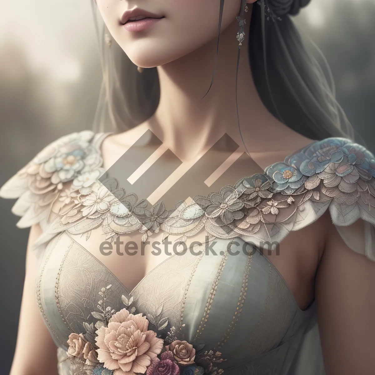 Picture of Stunning Goddess: A Sensual and Elegant Portrait