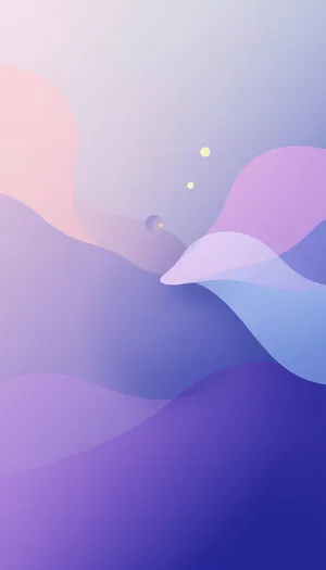 Colorful Wave Gradient Artistic Design Wallpaper