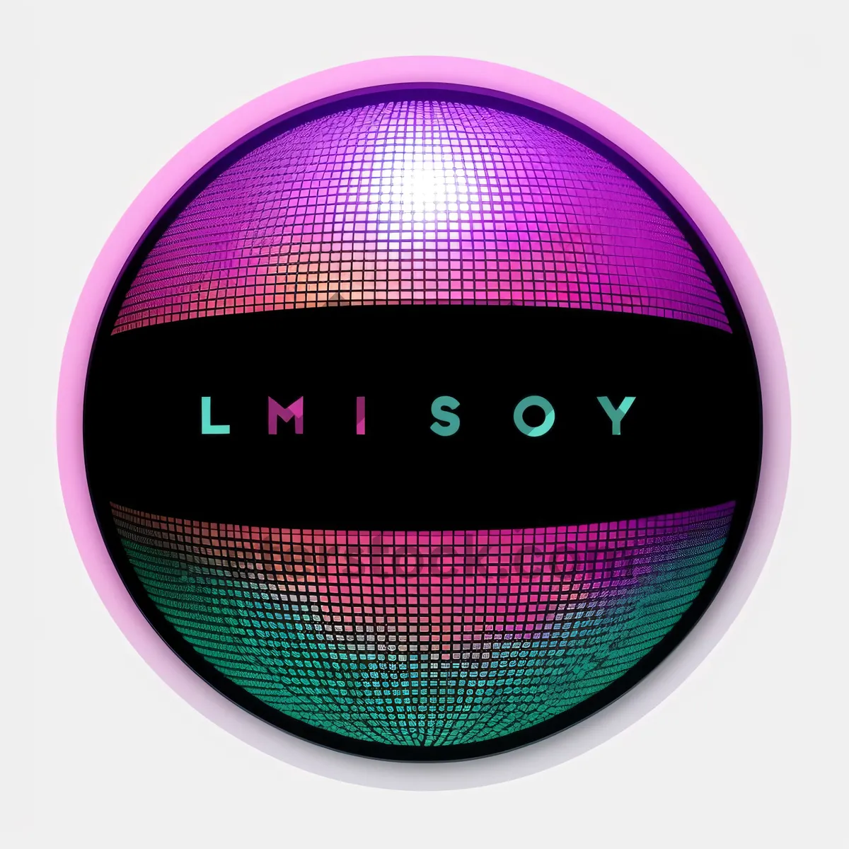 Picture of Glossy Round Button Icon - Shiny 3D Web Design