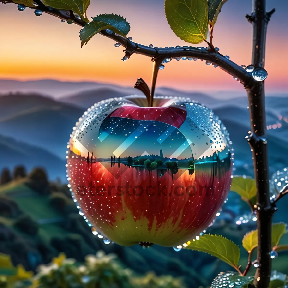 Picture of Festive Winter Fruit Decoration