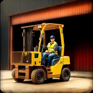 Heavy Duty Industrial Forklift Machine