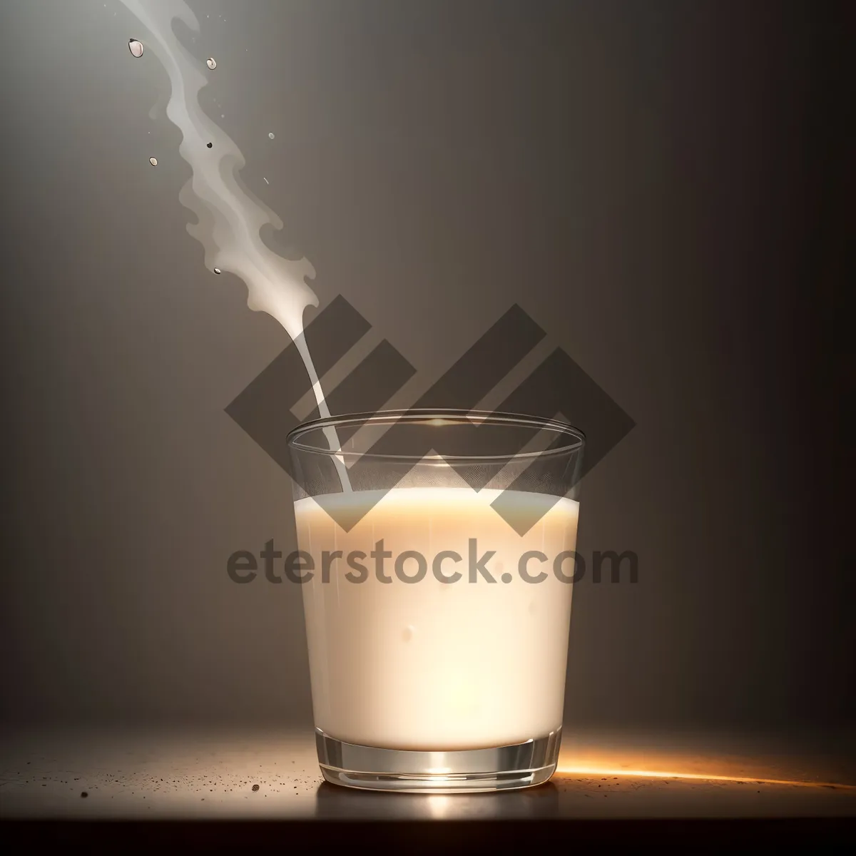 Picture of Refreshing Eggnog in a Glass