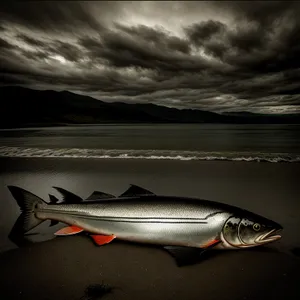 Coho Salmon in the Sea