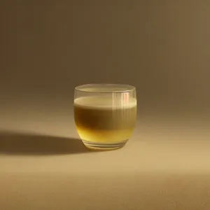 Transparent Wineglass with Refreshing Beverage