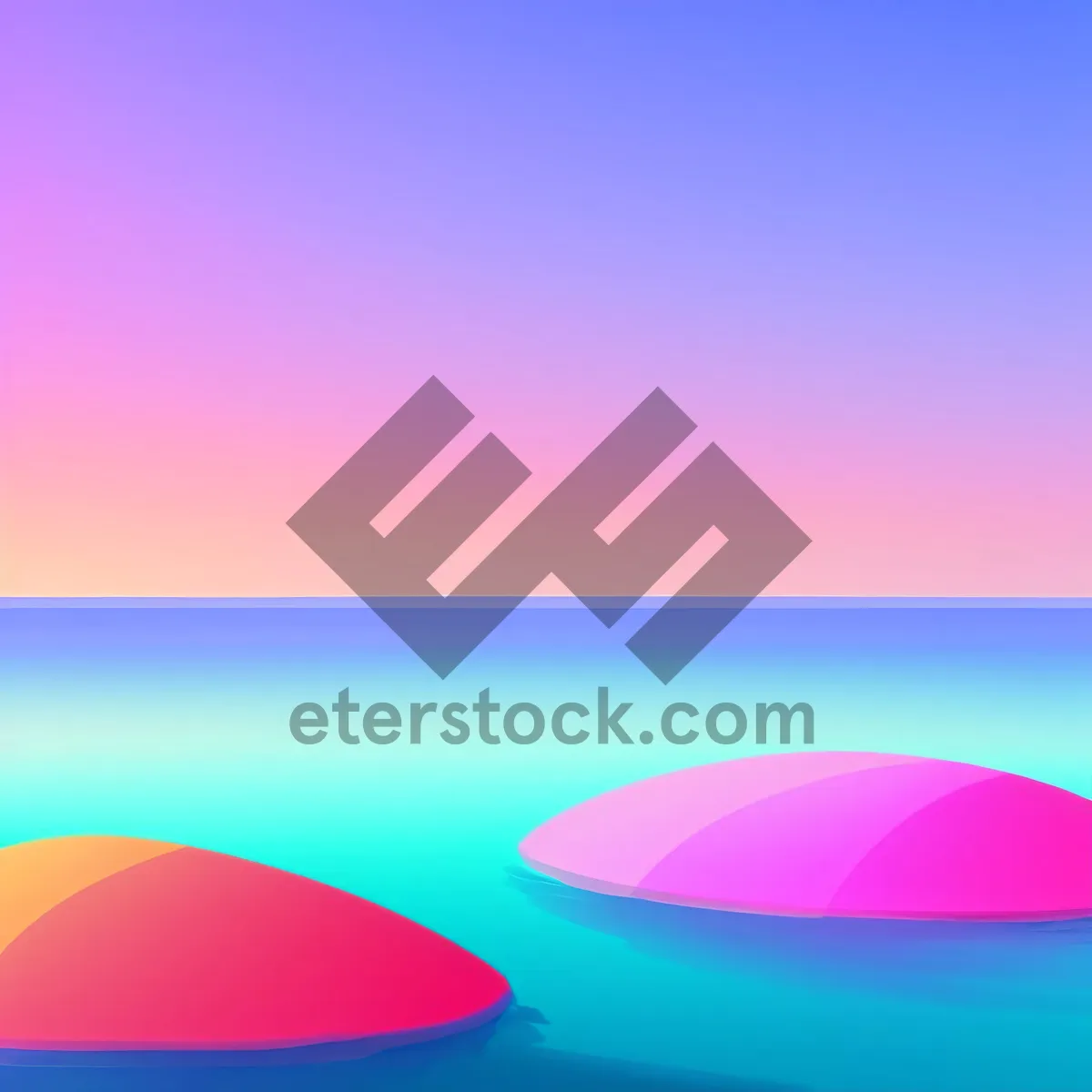 Picture of Glossy Orange Button Set with Symbolic Icon Designs