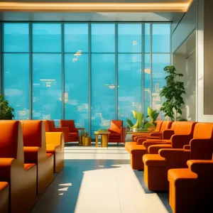 Modern Wood-Framed Interior with Elegant Furniture