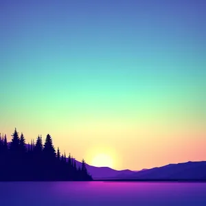 Vibrant Summer Sky with Colorful Clouds