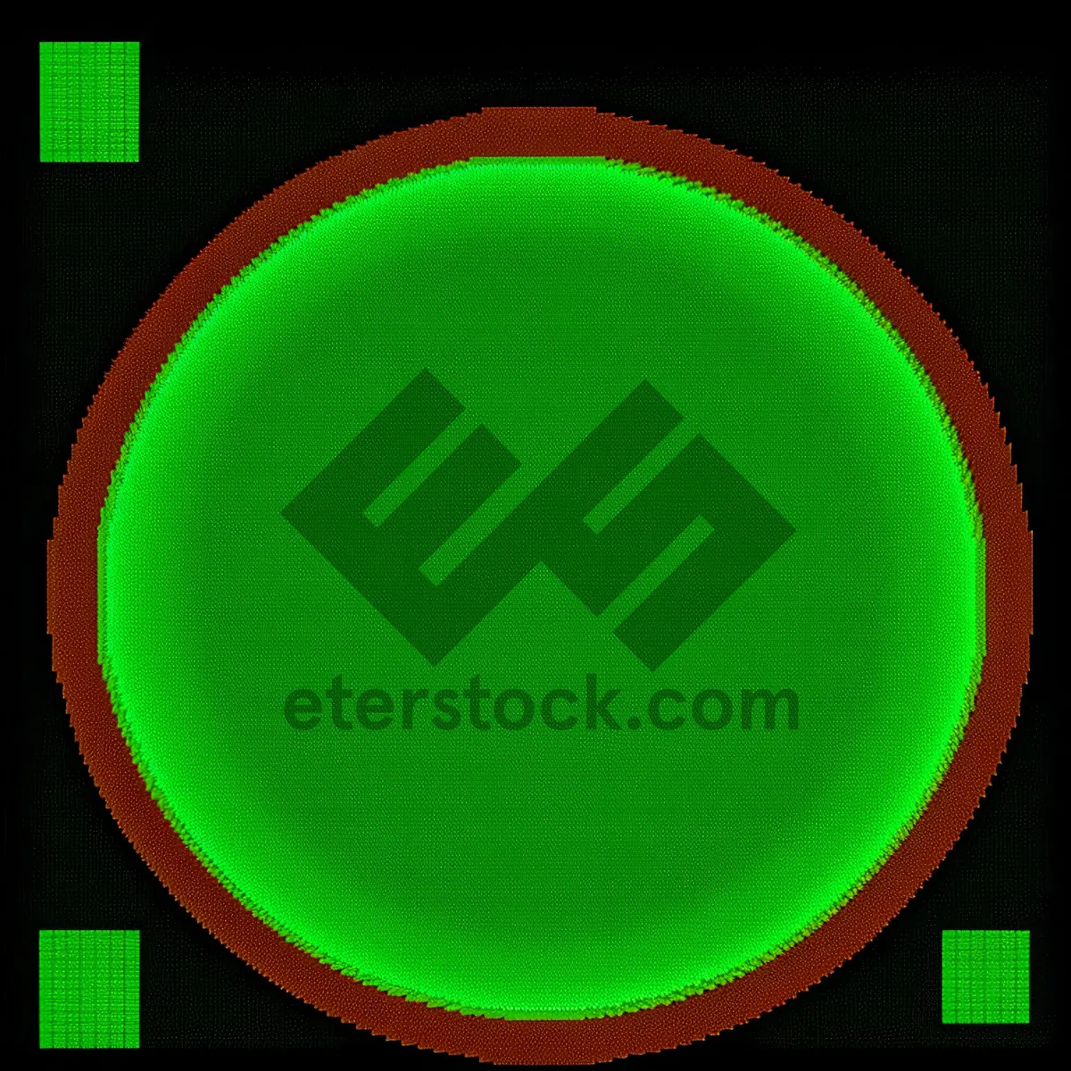 Picture of Black graphic petri dish design icon