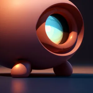 Shiny orange web button icon.