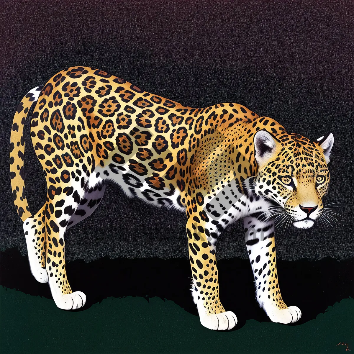 Picture of Spotted Panther: Majestic and Stealthy Hunter