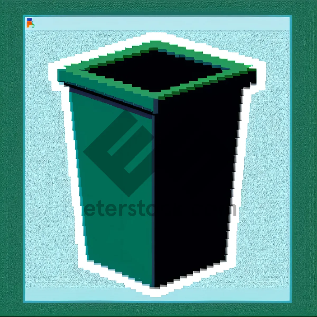 Picture of 3D Gift Box Object - Presented Package Symbol