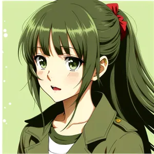 Stylish Cartoon Character with Top Trending Haircut
