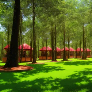 Serene Golf Course in Lush Green Landscape