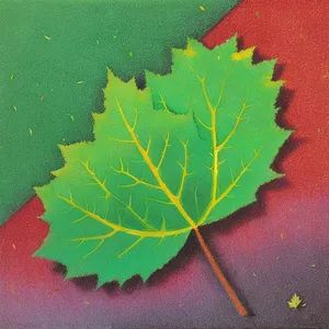 Vibrant Fall Foliage: Maple Leaf in Autumn