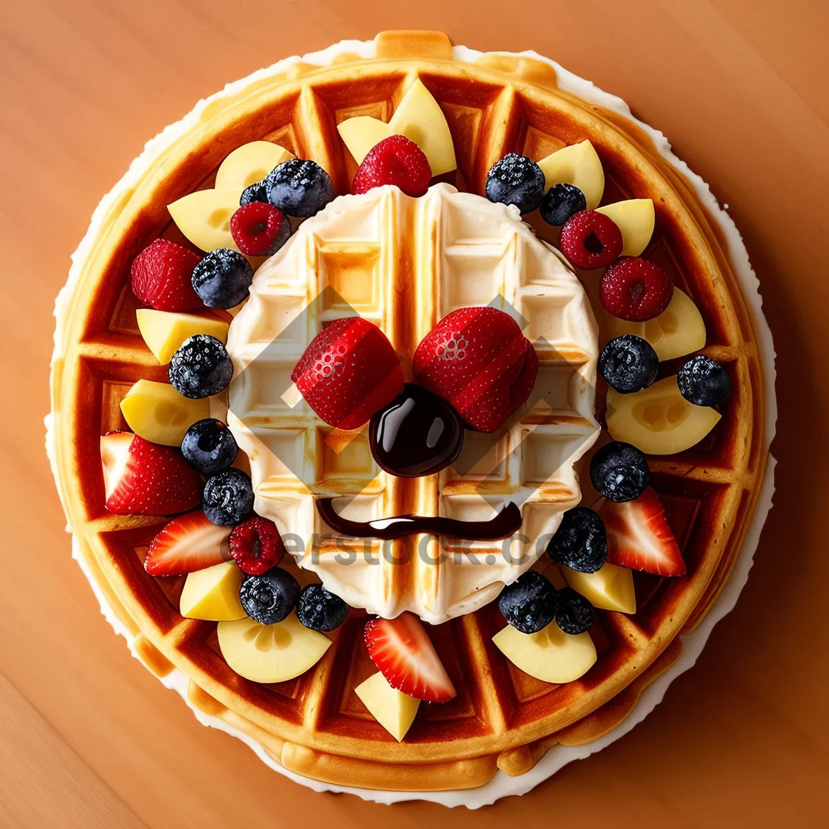 Picture of Tempting Berry Trifle with Chocolate Drizzle