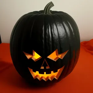 Spooky Jack-O'-Lantern: Harvest Halloween Decoration