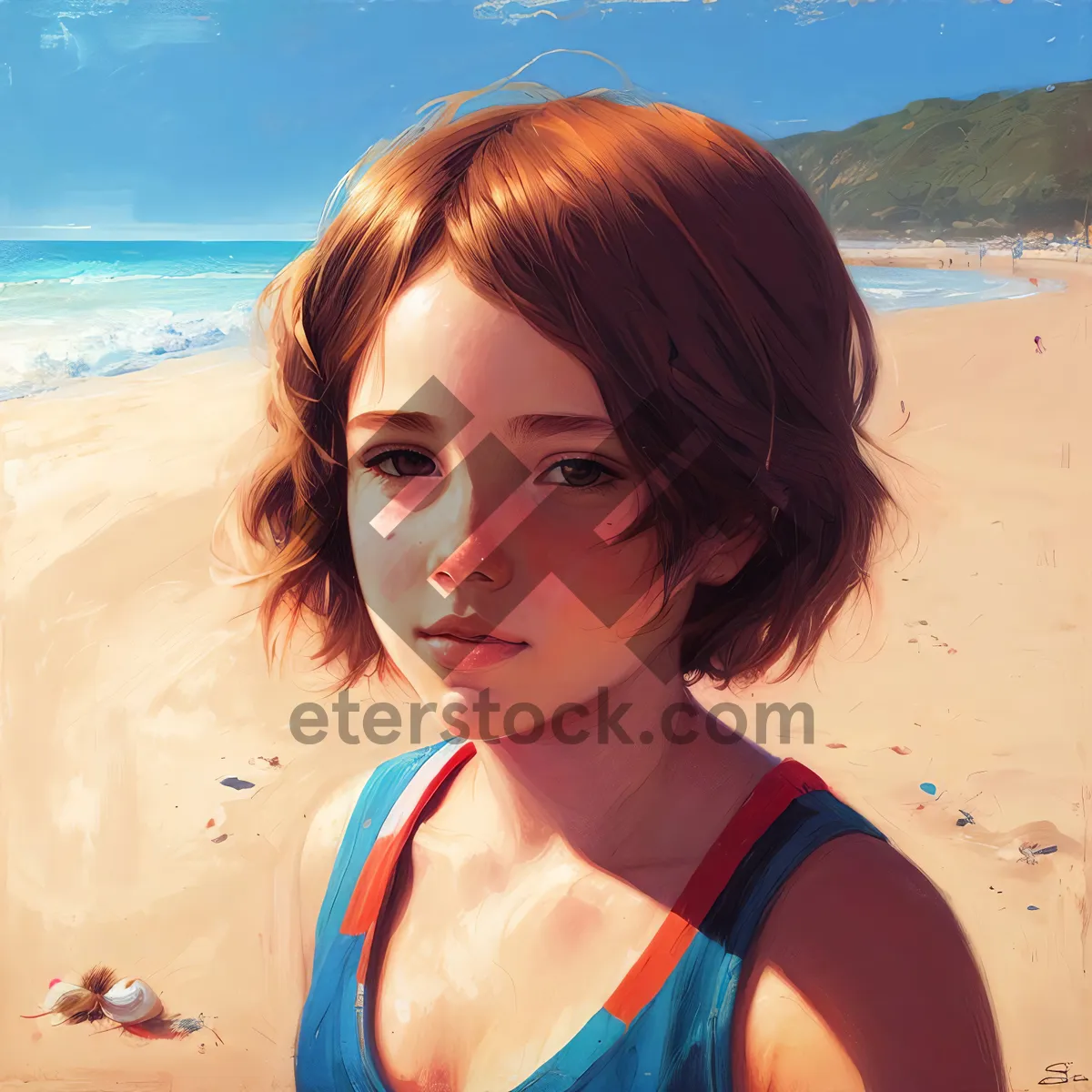 Picture of Sun-kissed Beach Fun: Summer Vacation in Paradise