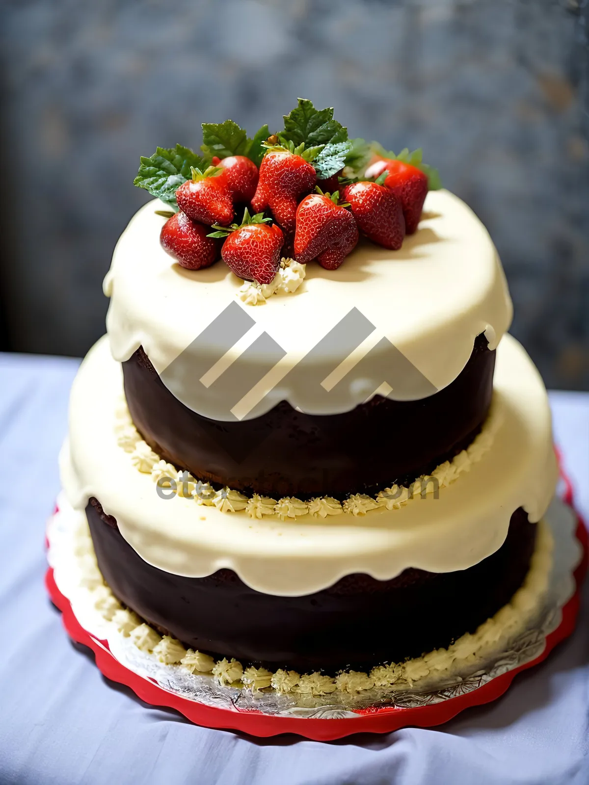 Picture of Refreshing Berry Trifle with Sweet Cream