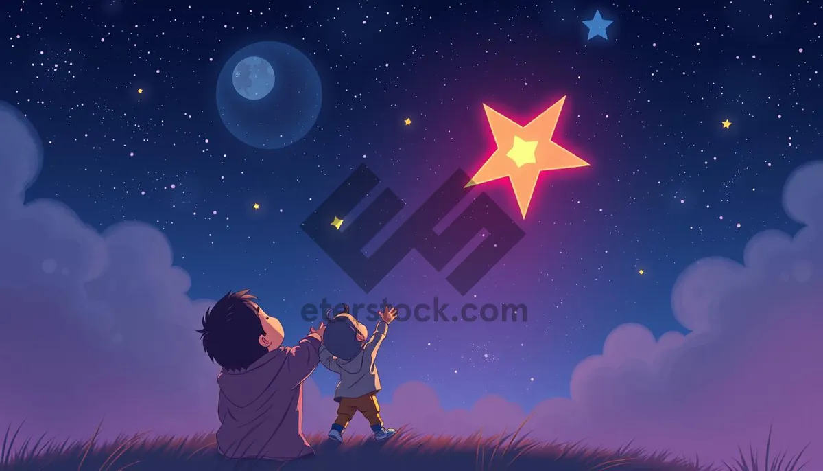 Picture of Space Sorcerer's Night Sky Celebration Card