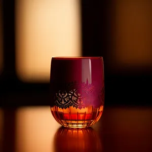 Transparent Wineglass With Blush Wine