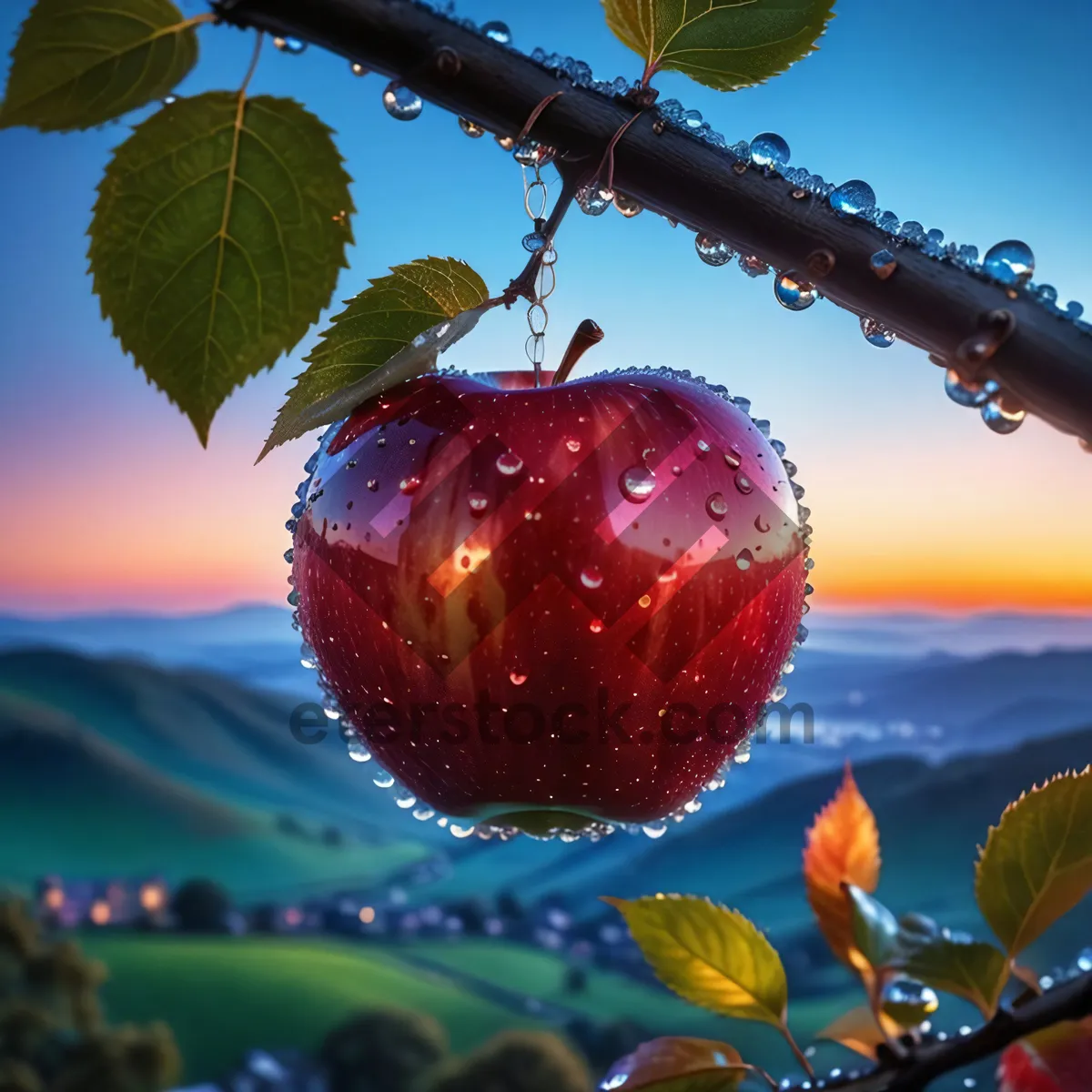 Picture of Fresh Cherry Apple Berry Dessert
