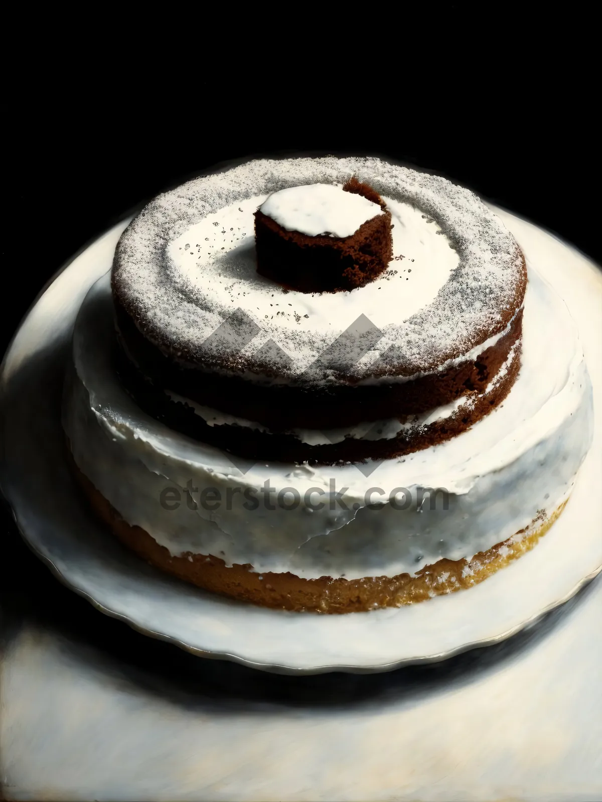 Picture of Decadent Chocolate Cake with Creamy Frosting