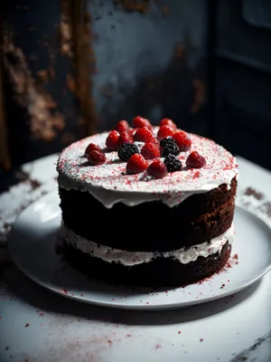 Delicious Berry Trifle with Chocolate Pastry