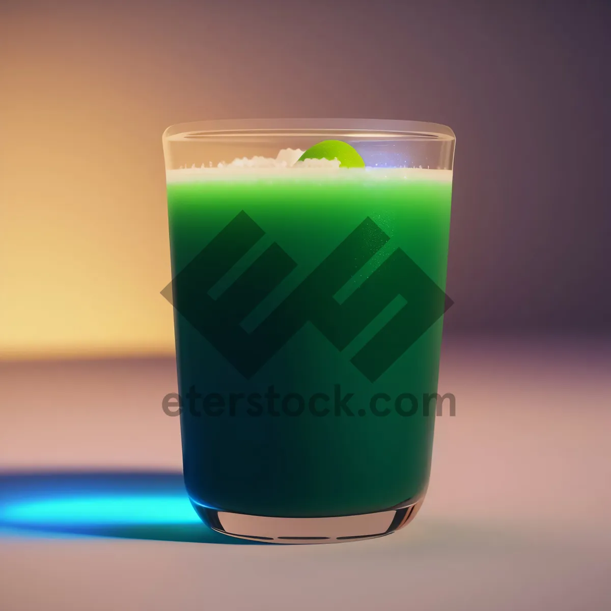 Picture of Refreshing Fruit Cocktail in a Glass