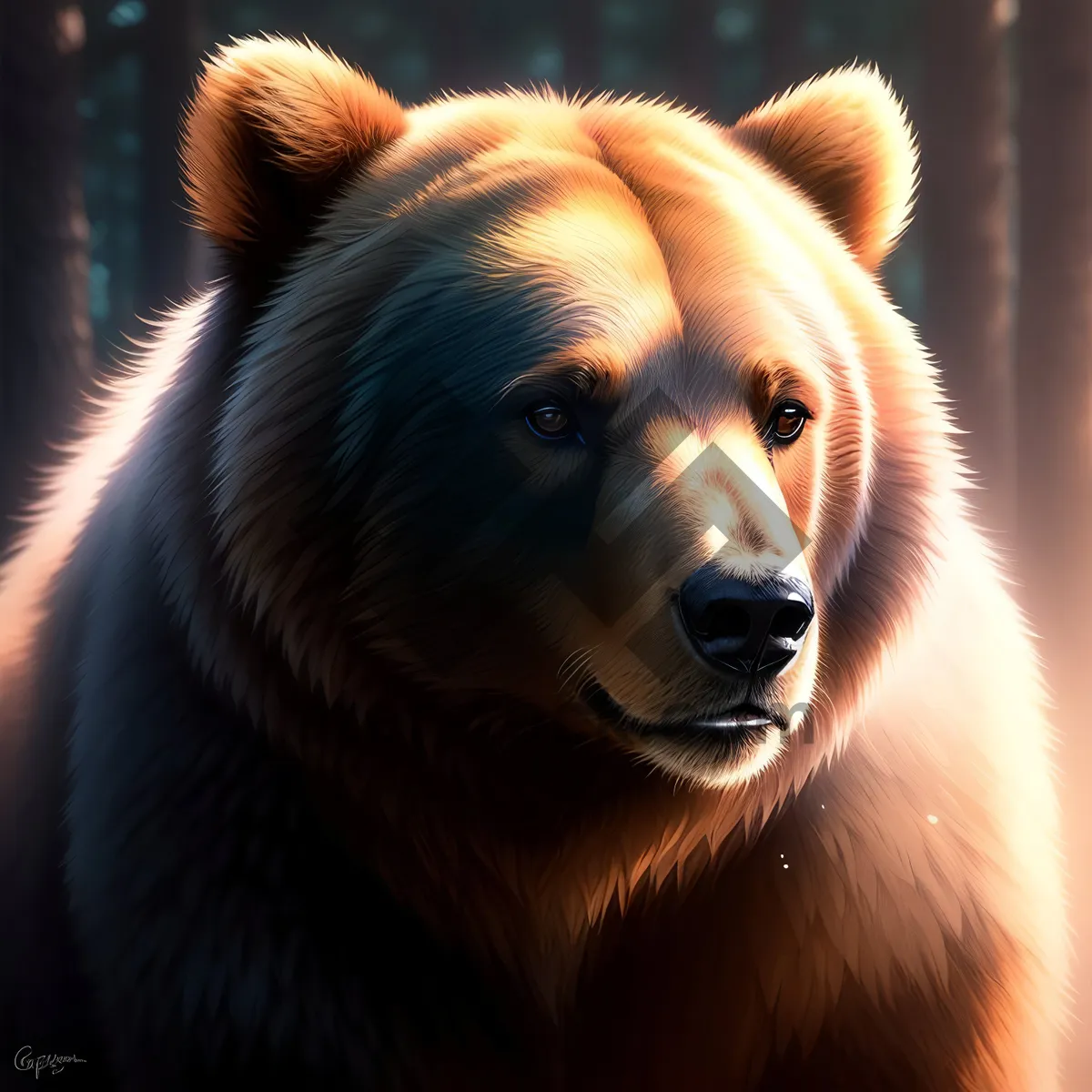 Picture of Fierce King of the Wilderness - Brown Bear