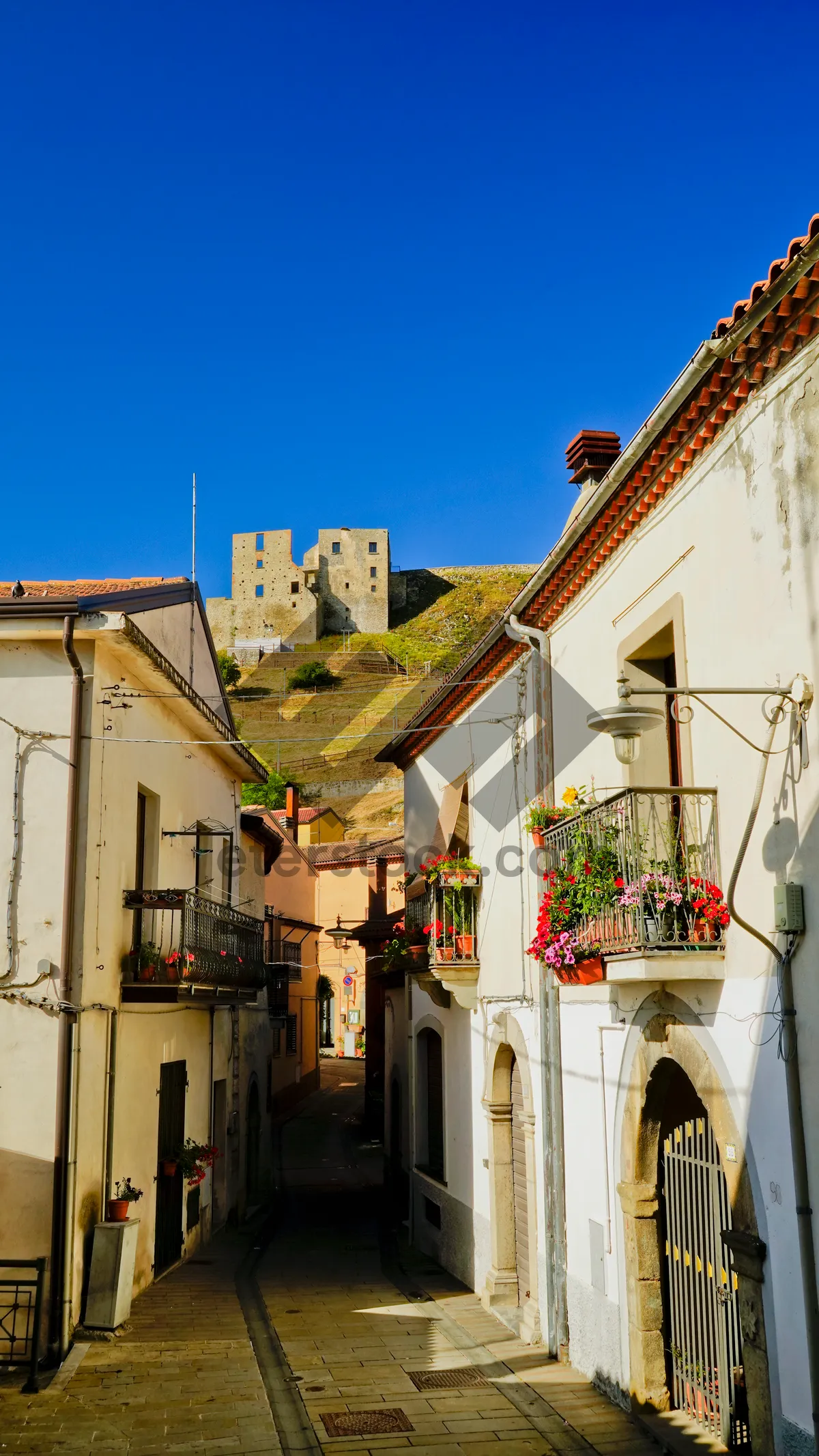 Picture of Historic City Church Tower in Ancient Town