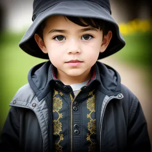 Smiling lady in the park - Fashion model