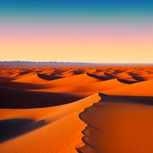 Golden Sands: Desert Dunes Under Moroccan Sun