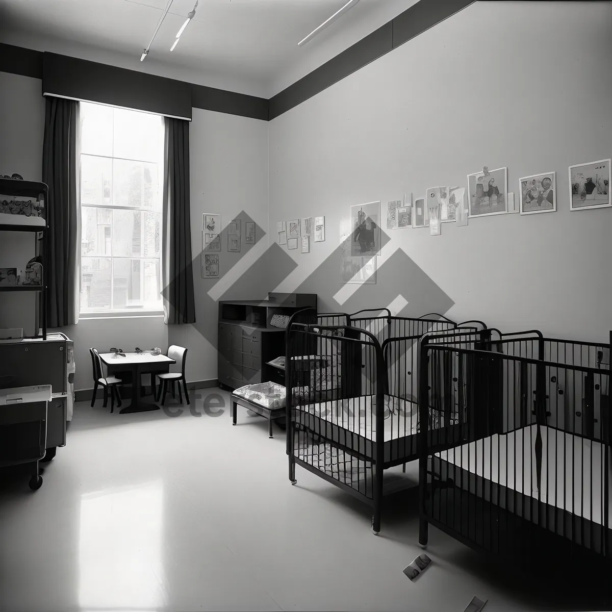 Picture of Modern Interior with Stylish Furniture and Elegant Lighting