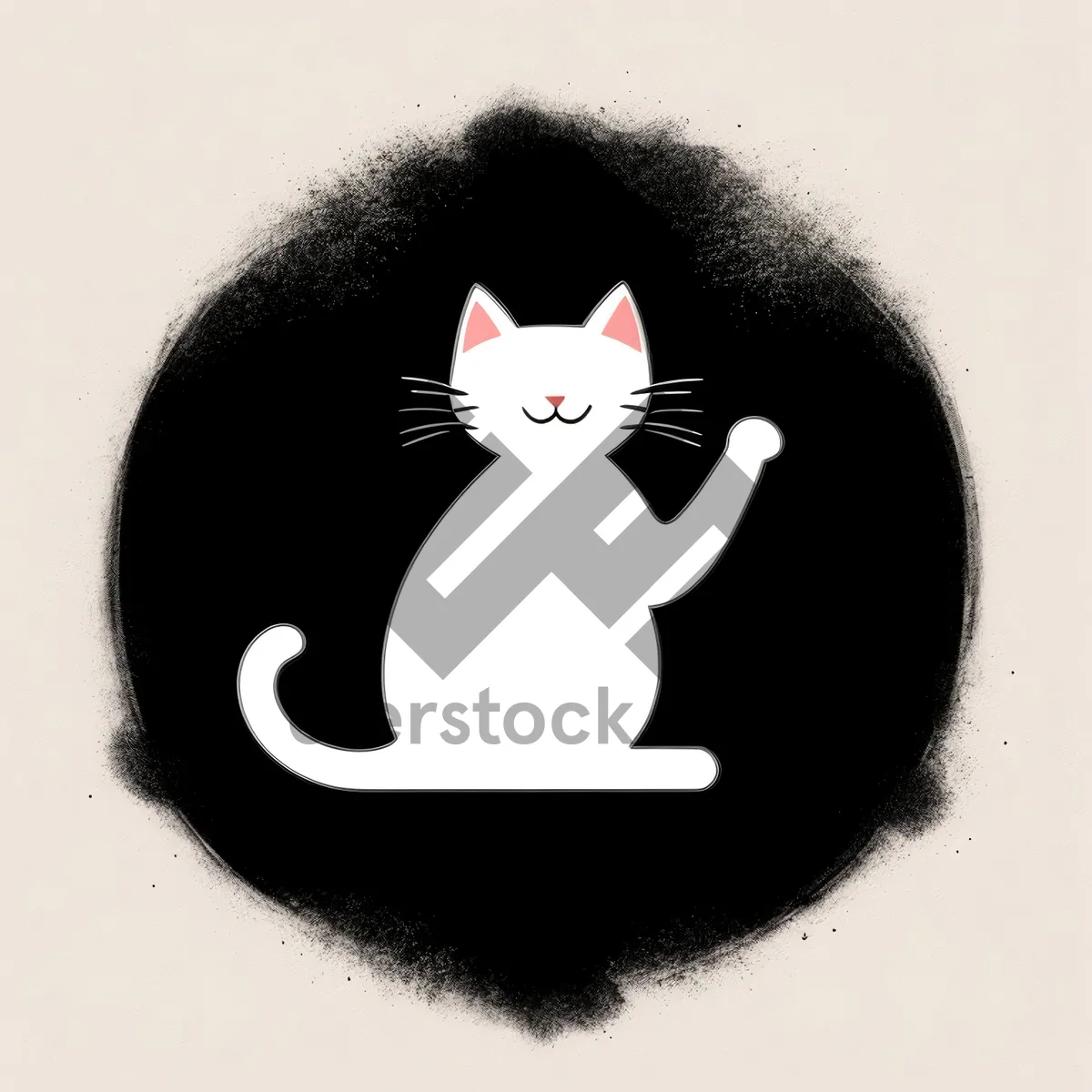 Picture of Black Symbol Design Stencil Icon