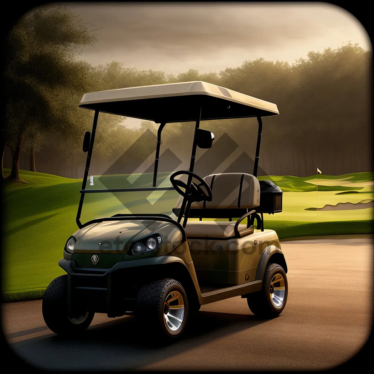 Picture of Golf Equipment on Wheels: The Perfect Drive