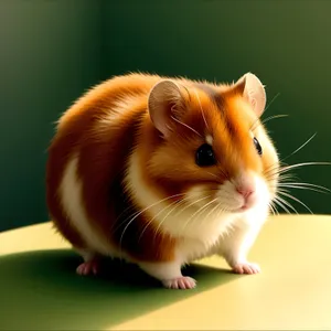 Furry Friend Fluffball: Adorable Hamster with Whiskers