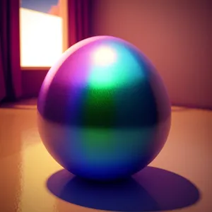 Shiny Glass Circle Button Set